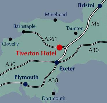 Tiverton Map